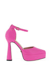 Una Healy Heart Like Mine Platform Heeled Shoe, Shock Pink