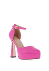 Una Healy Heart Like Mine Platform Heeled Shoe, Shock Pink