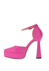 Una Healy Heart Like Mine Platform Heeled Shoe, Shock Pink