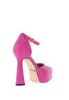 Una Healy Heart Like Mine Platform Heeled Shoe, Shock Pink
