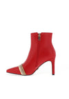 Una Healy Invisible Wishing Heeled Boot, Red