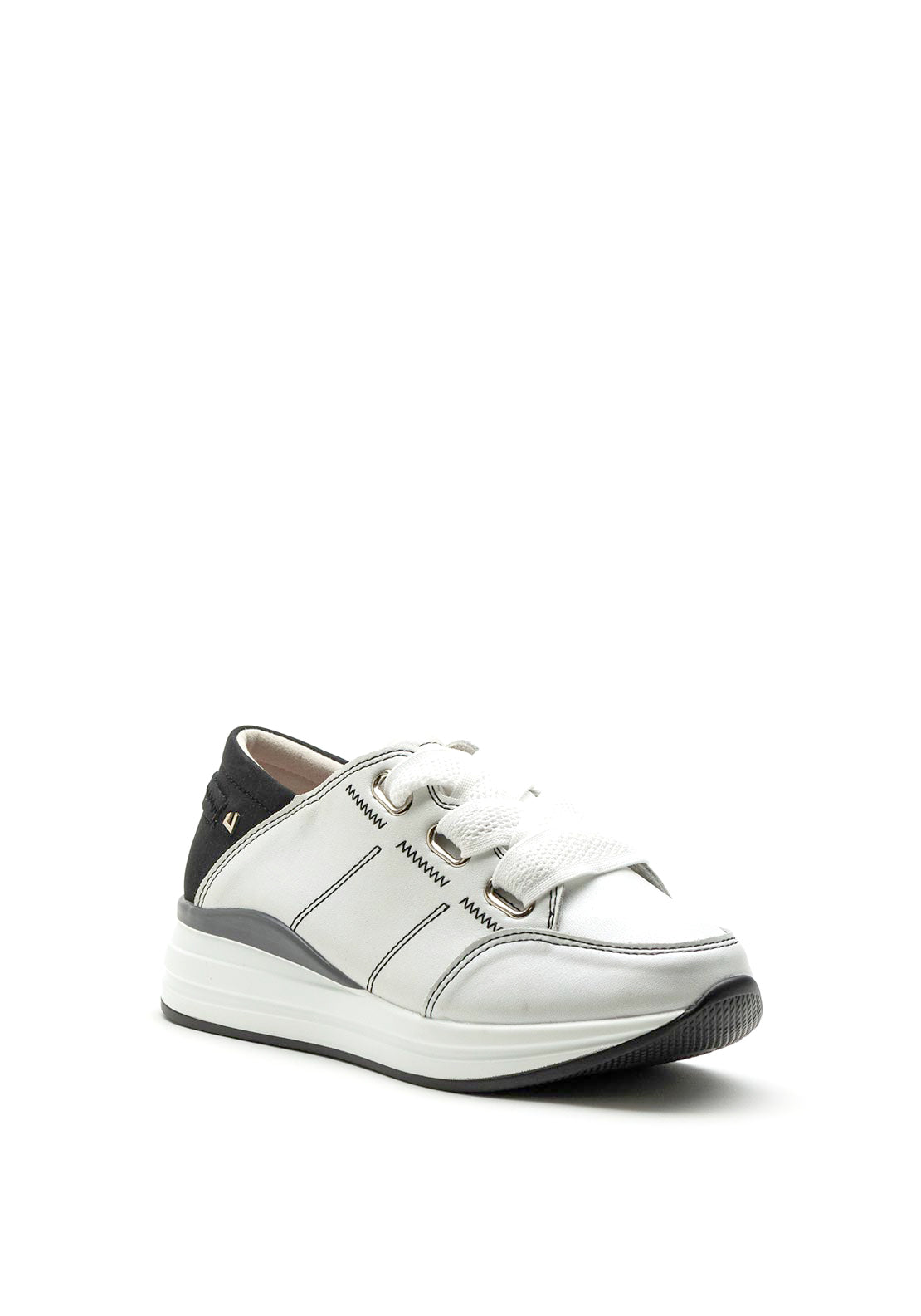 Una Healy Hello Walls Slip On Chunky Trainer, White Multi