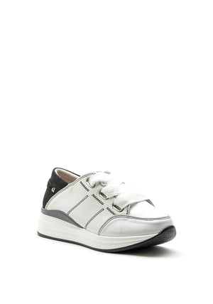 Una Healy Hello Walls Slip On Chunky Trainer, White Multi