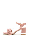 Una Healy Little Things Quilted Strap Block Heel Sandal, Pink