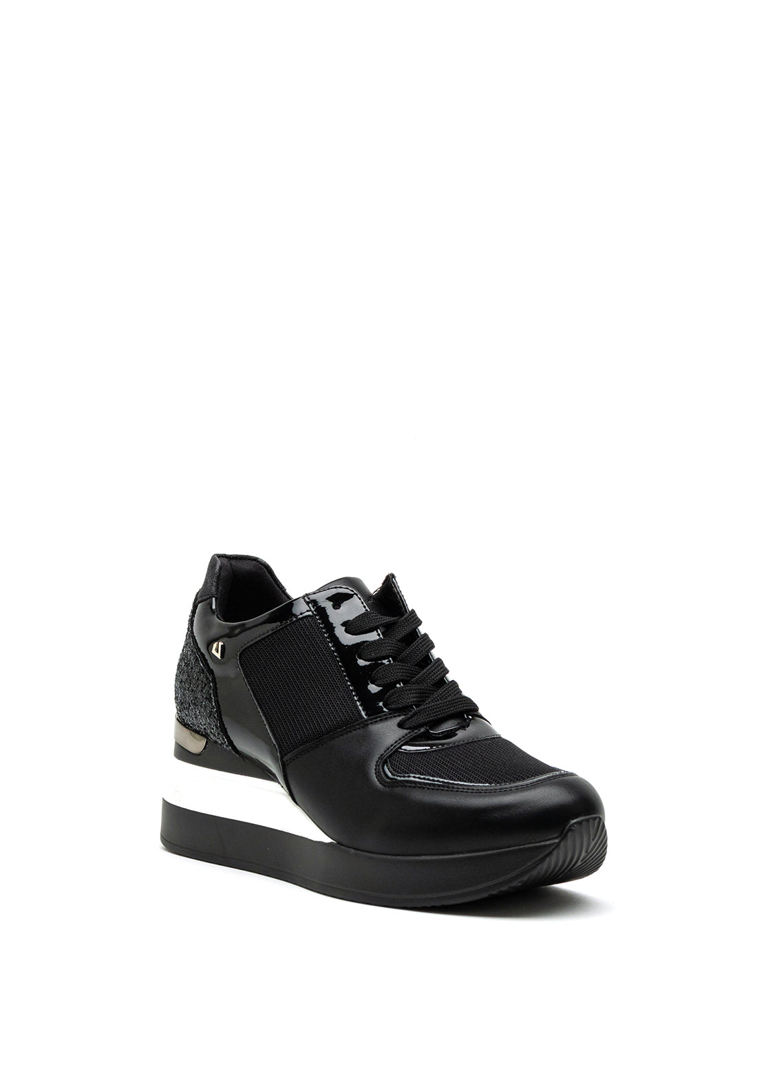 Una Healy Out There Wedge Heel Trainer, Black