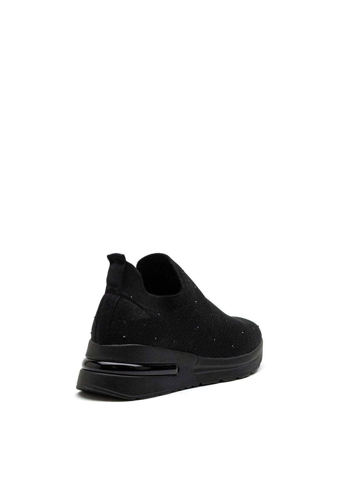 Una Healy Southside Diamante Sock Trainer, Black