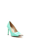 Una Healy Wonderful Metal Trim Heeled Court Shoes, Green