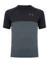 Under Armour Boys Colour Block T-Shirt, Black