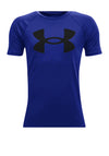 Under Armour Boys Big Logo T-Shirt, Blue
