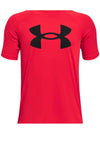 Under Armour Kids Large Logo T-Shirt, Red