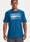 Under Armour UA Team Issue Wordmark T-Shirt, Fresco Blue