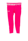 Under Armour Girls Ankle Crop Legging, Pink