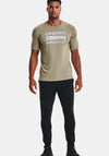 Under Armour Team Issue Wordmark T-Shirt, Khaki Grey