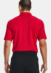 Under Armour Mens UA Tech Polo Shirt, Red