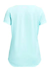 Under Amour Girls Glitter Logo T-Shirt, Turquoise