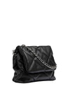 Unisa Zkerina Large Quilted Crossbody Bag, Black
