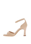Unisa Safira Leather Chunky Heeled Sandals, Skin