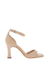 Unisa Safira Leather Chunky Heeled Sandals, Skin