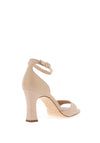 Unisa Safira Leather Chunky Heeled Sandals, Skin