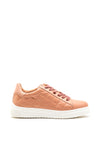 Unisa Falua Leather Quilted Trainers, Pink