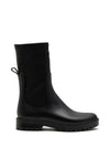 Unisa Faux Leather Wellington Style Chelsea Boot, Black