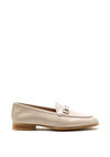 Unisa Dalcy Leather Loafers, Stone Grey