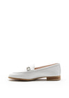 Unisa Dalcy Leather Loafers, White
