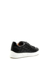 Unisa Leather Quilted Detail Trainer, Black