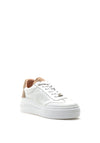 Unisa Leather Fraile Chunky Trainers, White and Nude