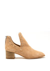 Unisa Muler Suede Stud Block Heel Boots, Nude