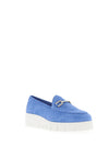 Unisa Famo Suede Platform Loafers, Cyanus