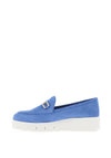 Unisa Famo Suede Platform Loafers, Cyanus