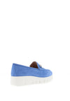Unisa Famo Suede Platform Loafers, Cyanus