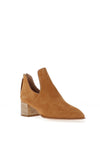 Unisa Mulere Suede Cut Out Block Heel Boots, Tan
