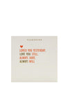 The Home Studio Love You Always Card