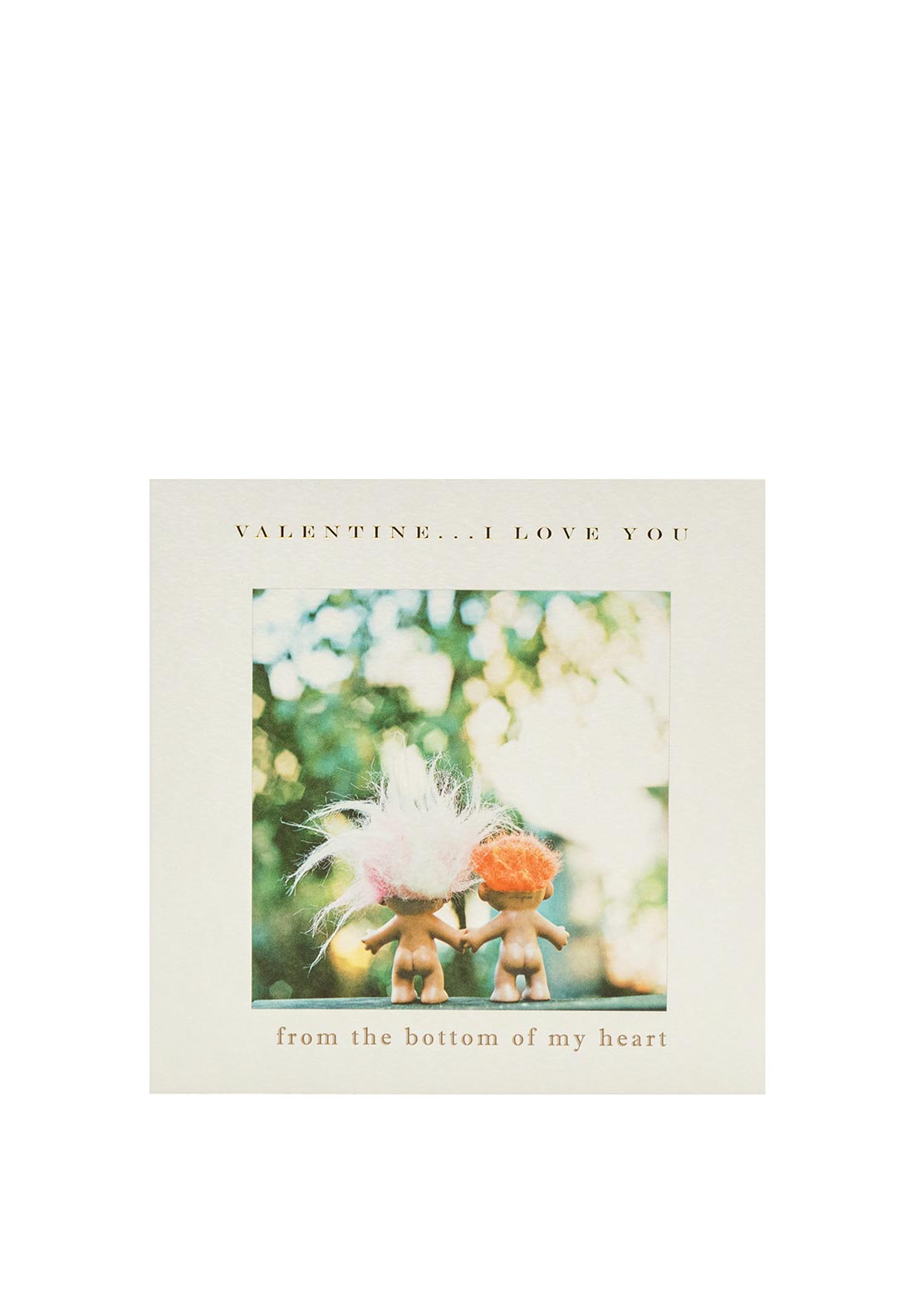 The Home Studio Valentine I Love you Card