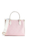Valentino Handbags Bar Small Grab Bag, Pink & White
