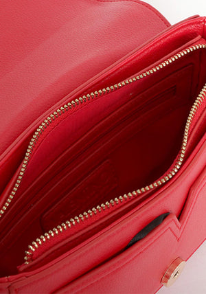 Valentino Handbags Prue Tortoise Shell Shoulder Bag, Rosso