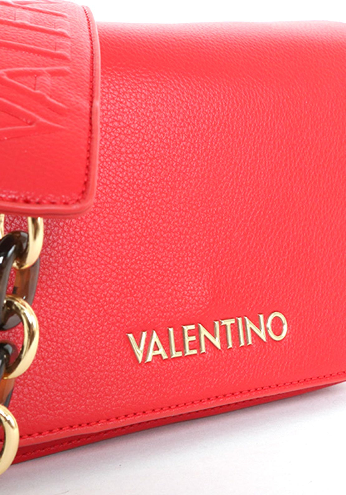Valentino Handbags Prue Tortoise Shell Shoulder Bag, Rosso