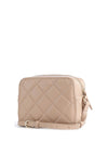 Valentino Ada Quilted Crossbody Bag, Beige
