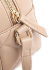 Valentino Ada Quilted Crossbody Bag, Beige