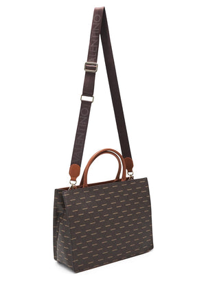 Valentino Handbags Ravioli Tote Bag, Moro