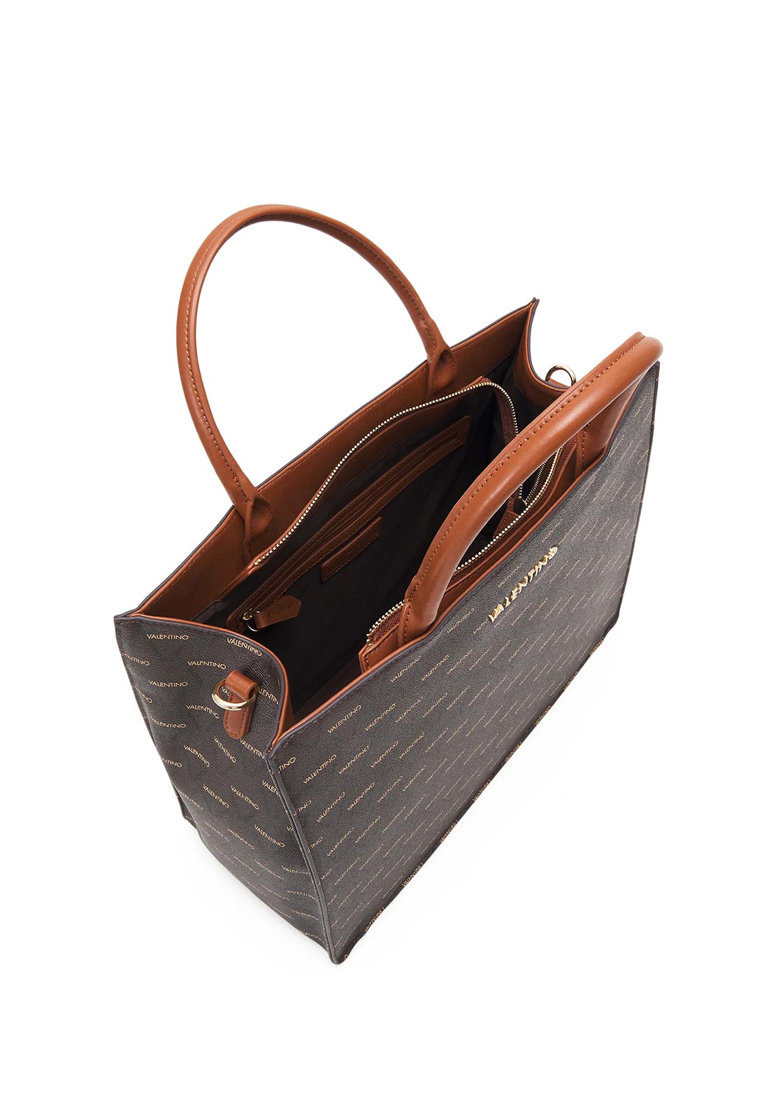 Valentino Handbags Ravioli Tote Bag, Moro