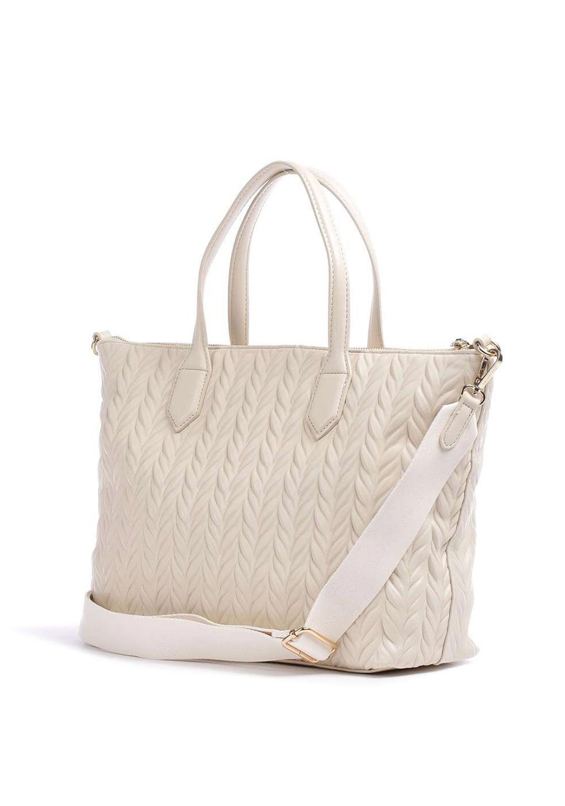 Valentino Sunny Medium Tote Bag, Off White