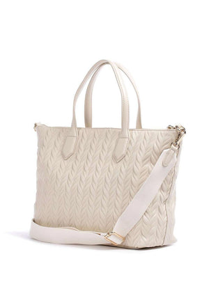 Valentino Sunny Medium Tote Bag, Off White