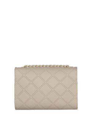 Valentino Blush Debossed Crossbody Bag, Ecru