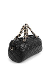 Valentino Handbags Ocarina Quilted Bauletto Bag, Black