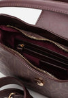 Valentino Handbags Burritos Satchel, Bordeaux