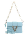 Valentino Voyage Mini Flapover Logo Crossbody Bag, Polvere