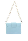 Valentino Voyage Mini Flapover Logo Crossbody Bag, Polvere